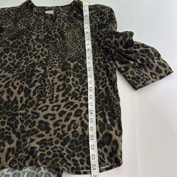 Dear John Island Passage Rowan Leopard Cub Blouse Top Shirt size Medium - Picture 7 of 7